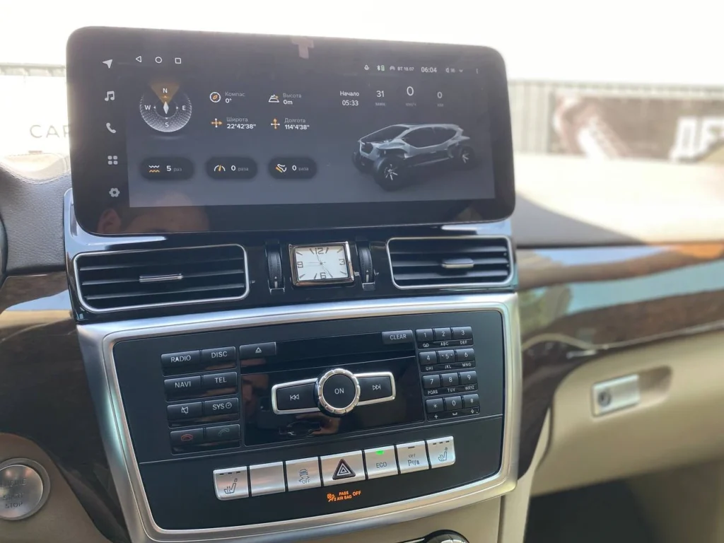 Встановлення магнітоли на Mercedes GLS фото 5