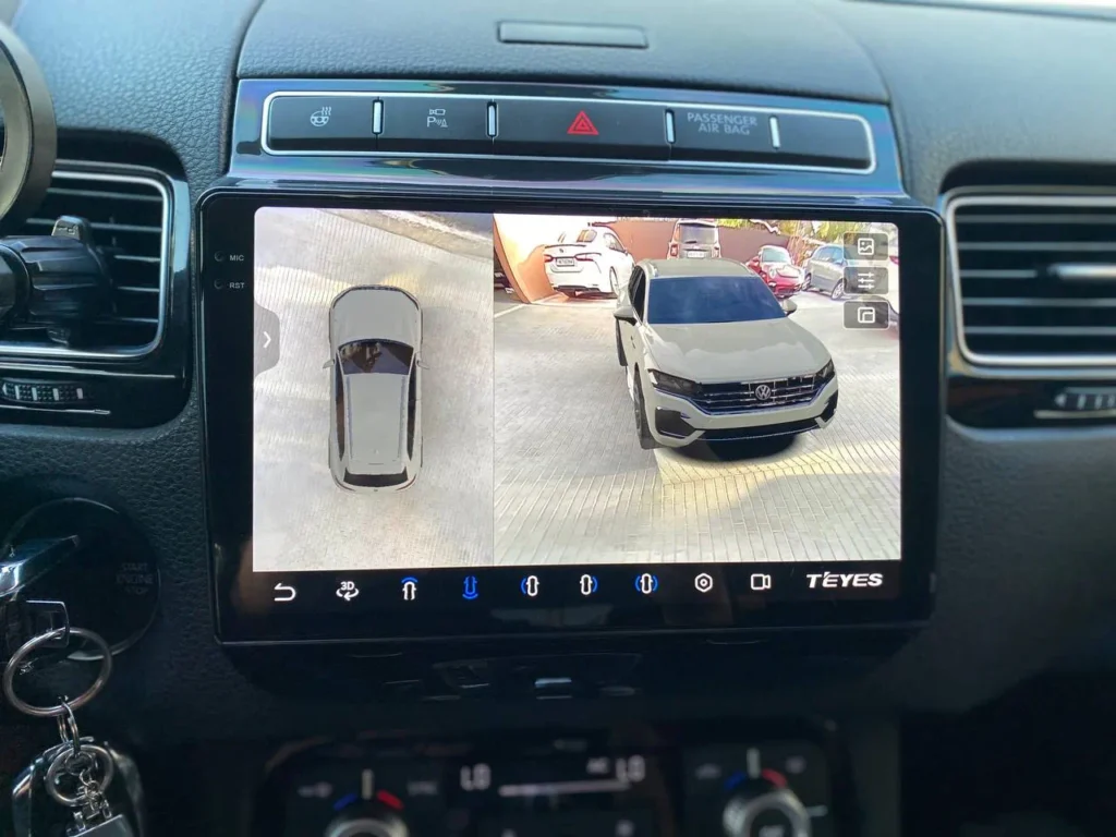 Встановлення магнітоли Teyes (з системою кругового огляду 360°) на Volkswagen Touareg ph 2